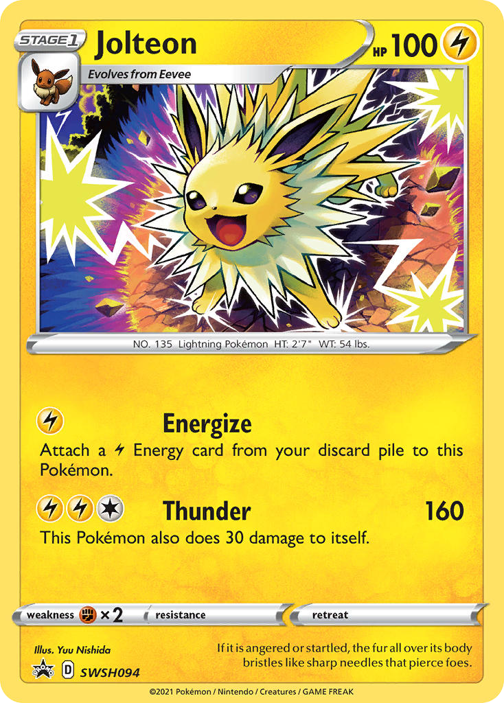 Jolteon – SWSH Black Star Promos