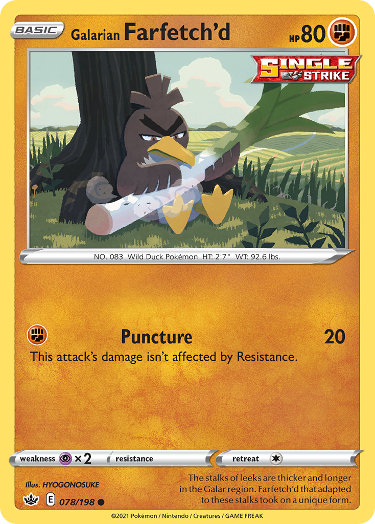 Galarian Farfetch'd – Chilling Reign