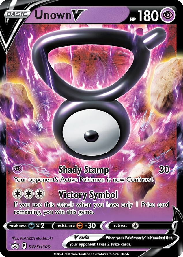 Unown V – SWSH Black Star Promos
