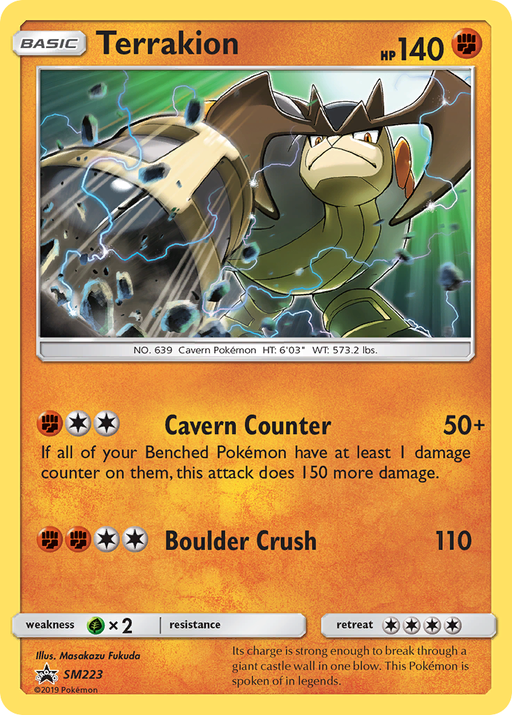 Terrakion – SM Black Star Promos