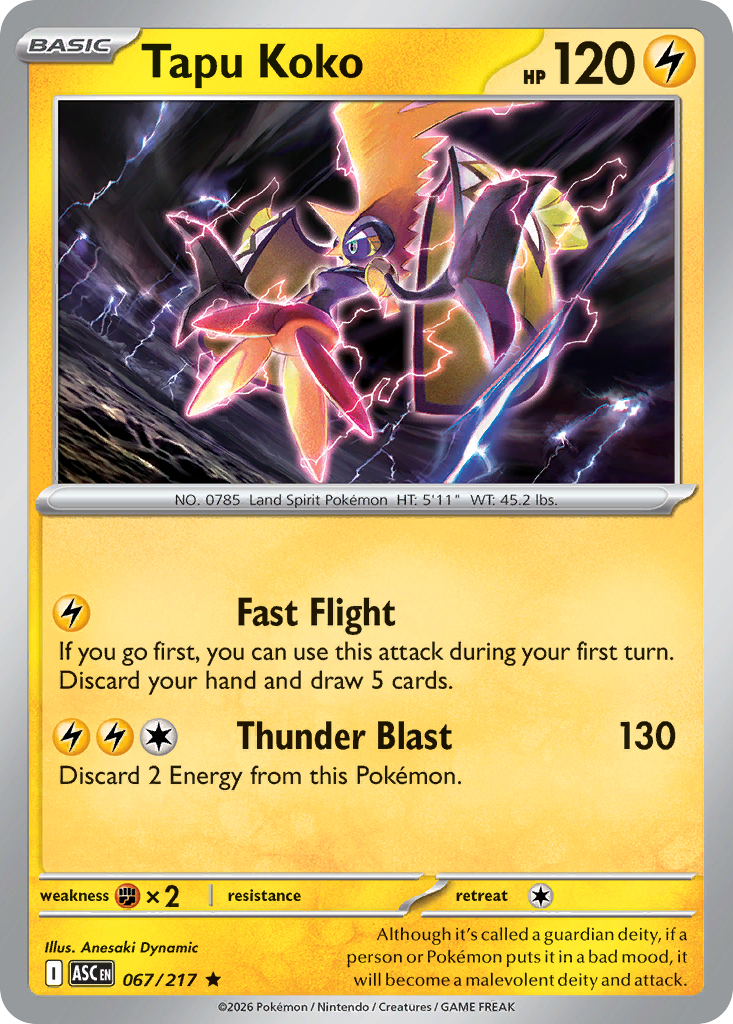 Tapu Koko – Ascended Heroes