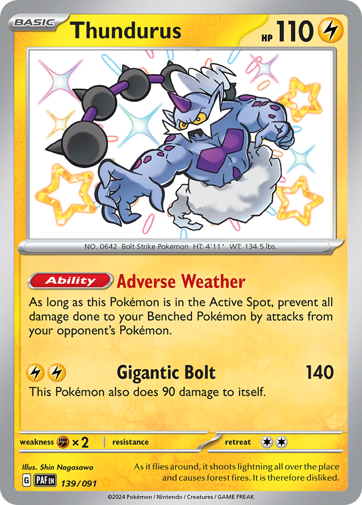 Thundurus – Paldean Fates