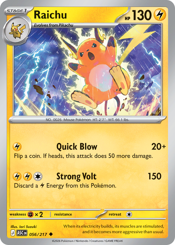 Raichu – Ascended Heroes