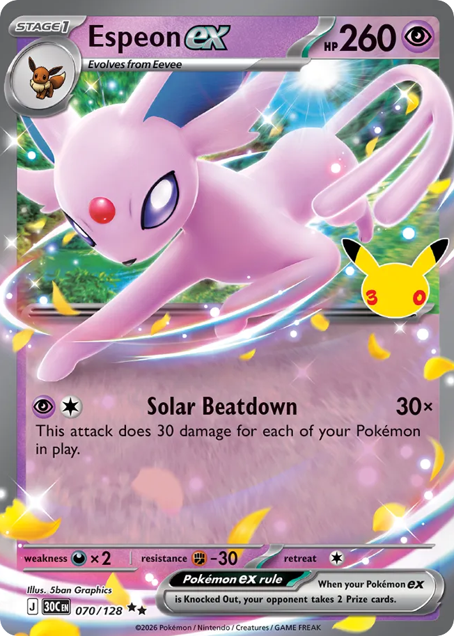 Espeon ex – 30th Celebration