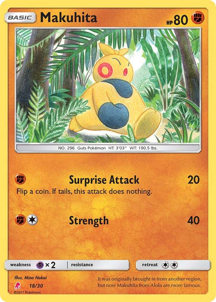 Makuhita – SM Trainer Kit Lycanroc
