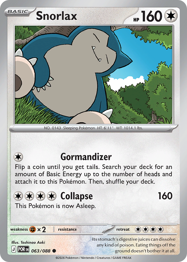 Snorlax – Perfect Order