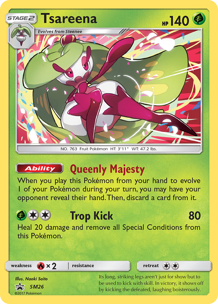 Tsareena – SM Black Star Promos