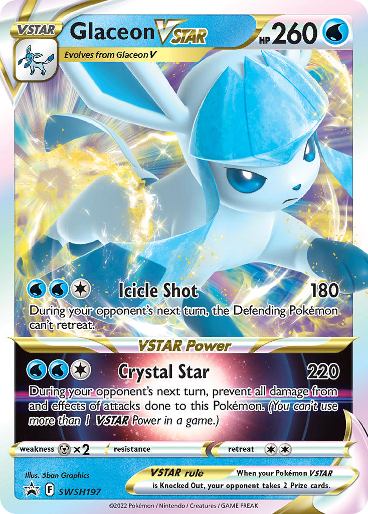 Glaceon VSTAR – SWSH Black Star Promos