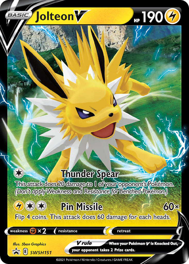 Jolteon V – SWSH Black Star Promos