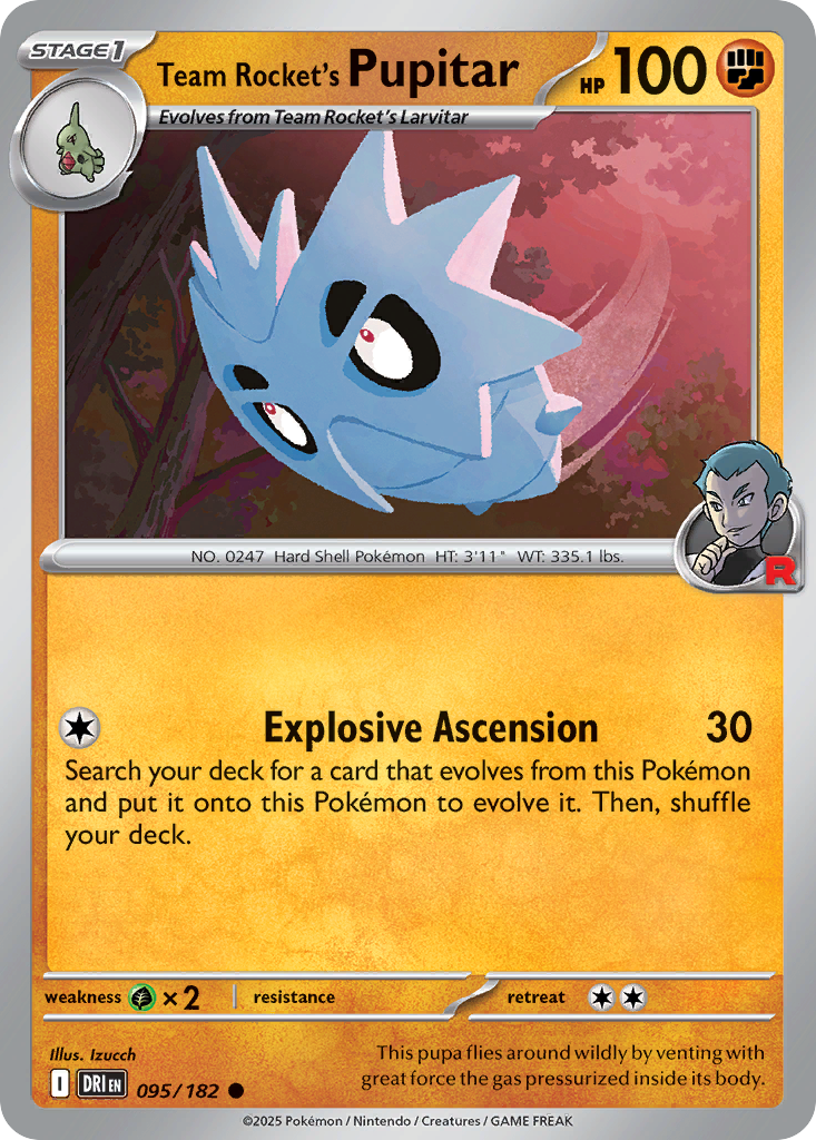 Team Rocket's Pupitar – Destined Rivals