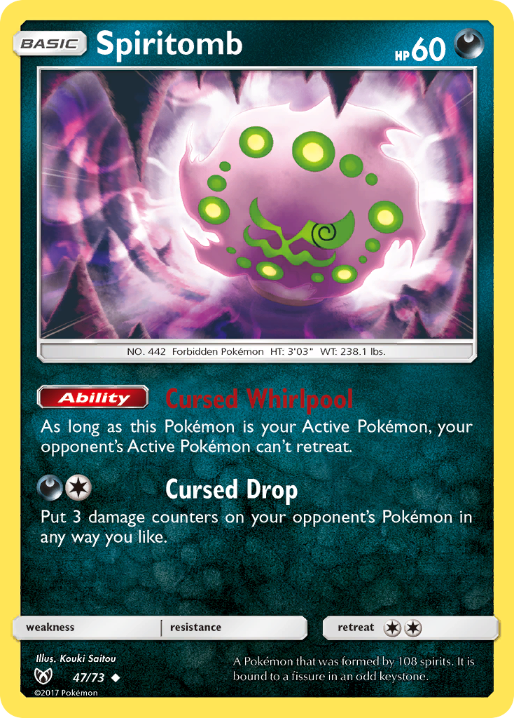 Spiritomb – Shining Legends