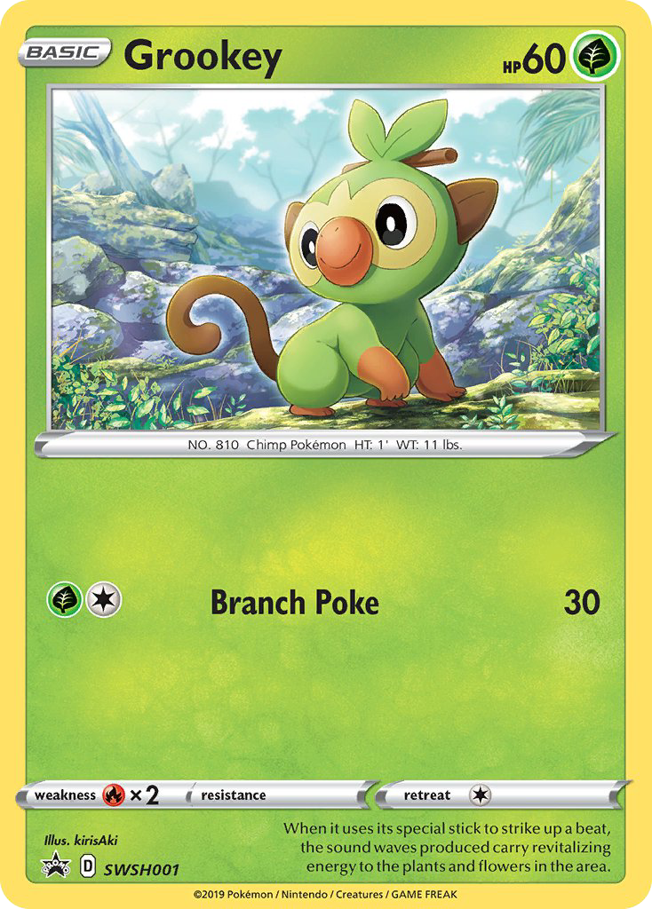 Grookey – SWSH Black Star Promos