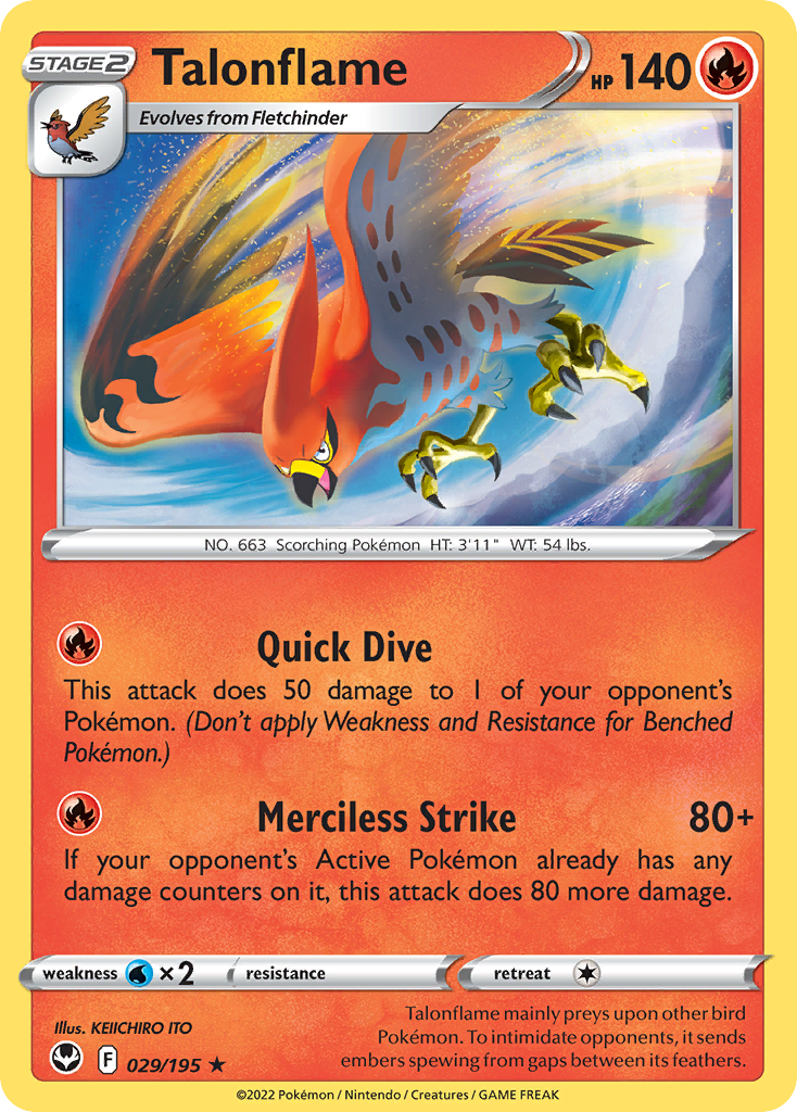 Talonflame – Silver Tempest