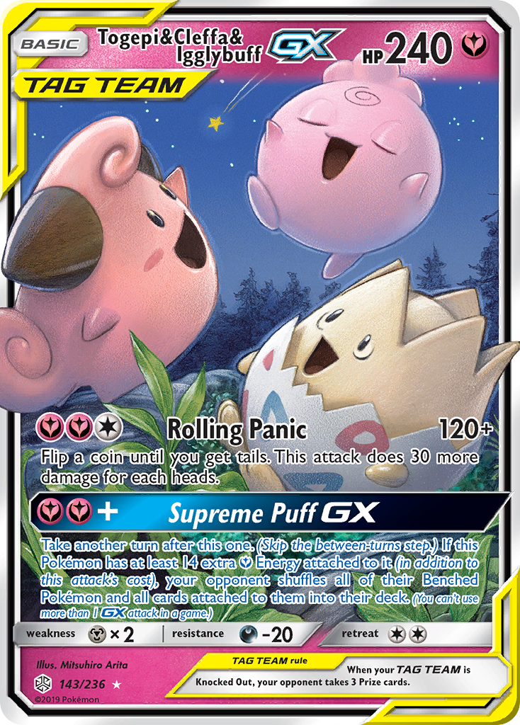 Togepi & Cleffa & Igglybuff-GX – Cosmic Eclipse