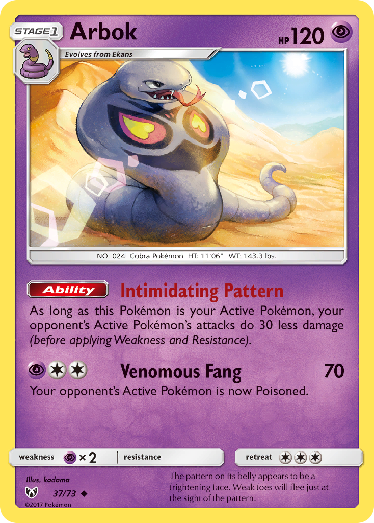 Arbok – Shining Legends