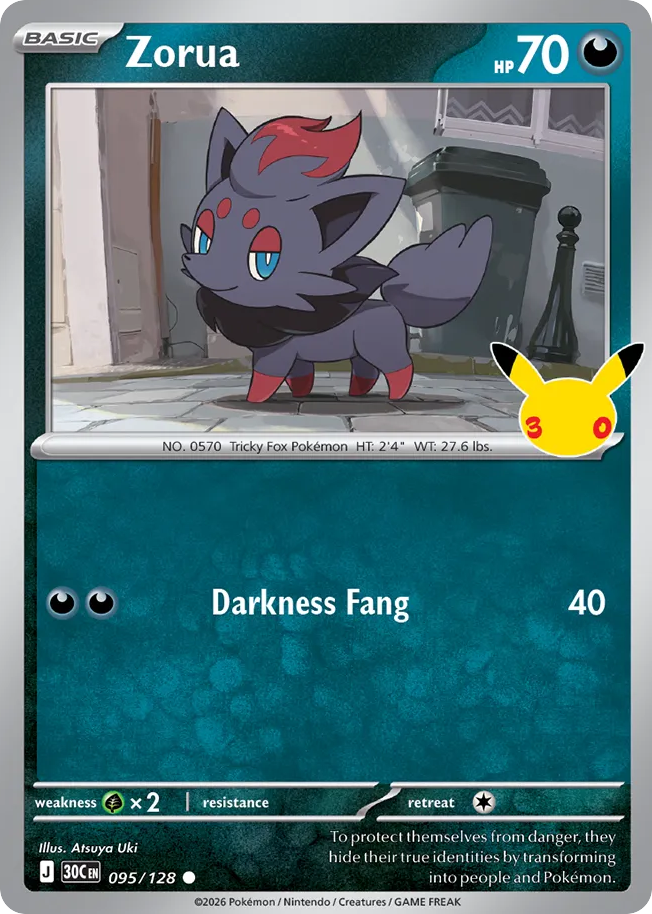Zorua – 30th Celebration