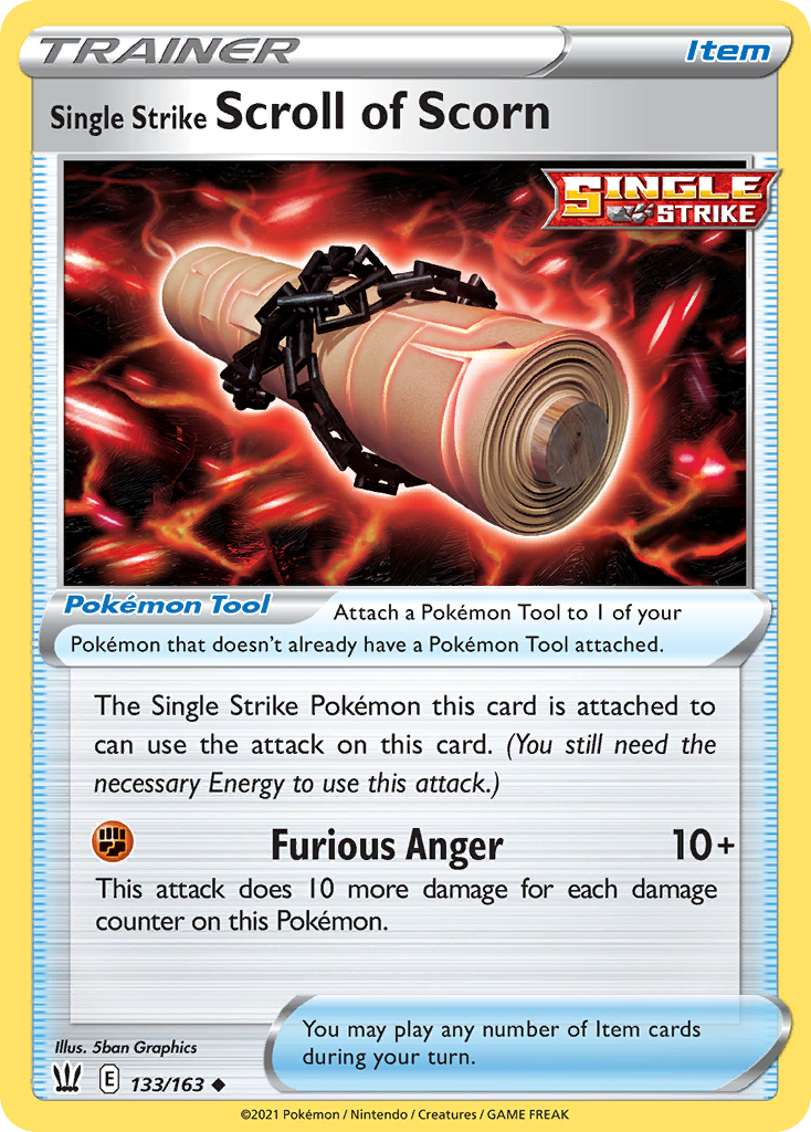 Single Strike Scroll of Scorn – Battle Styles