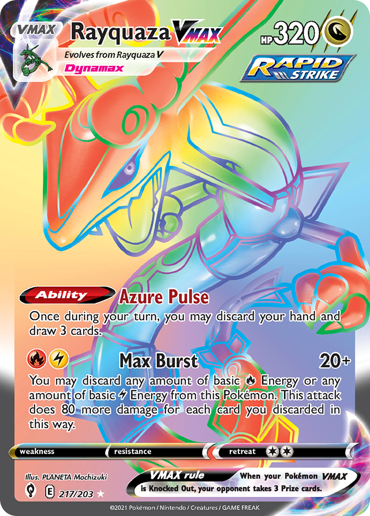 Rayquaza VMAX – Evolving Skies