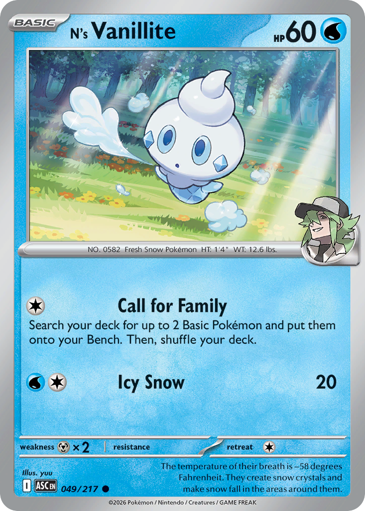 N's Vanillite – Ascended Heroes