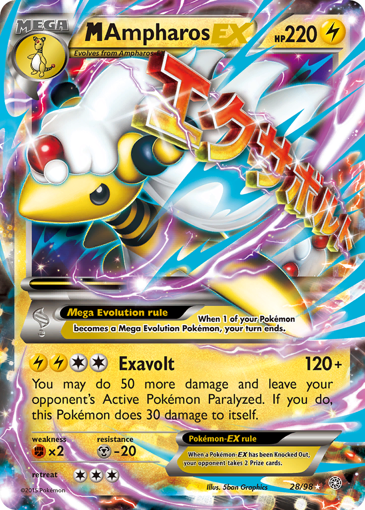 M Ampharos-EX – Ancient Origins