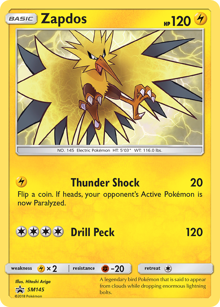 Zapdos – SM Black Star Promos