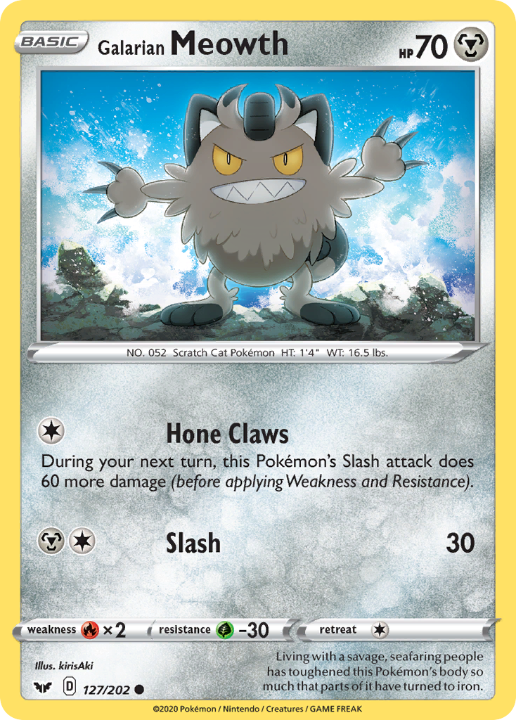 Galarian Meowth – Sword & Shield