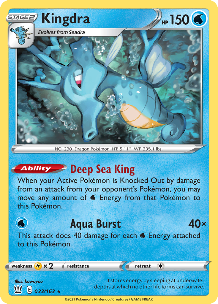 Kingdra – Battle Styles