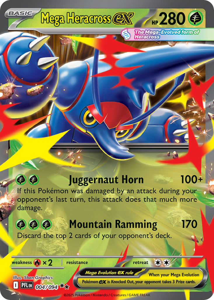 Mega Heracross ex – Phantasmal Flames