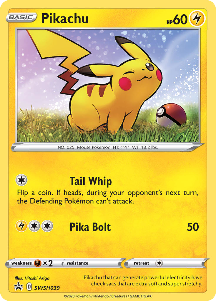 Pikachu – SWSH Black Star Promos