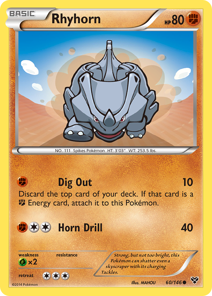 Rhyhorn – XY