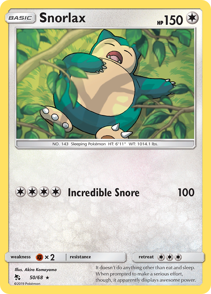Snorlax – Hidden Fates