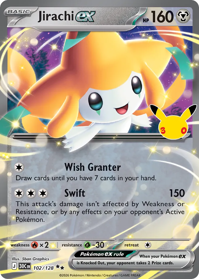 Jirachi ex – 30th Celebration