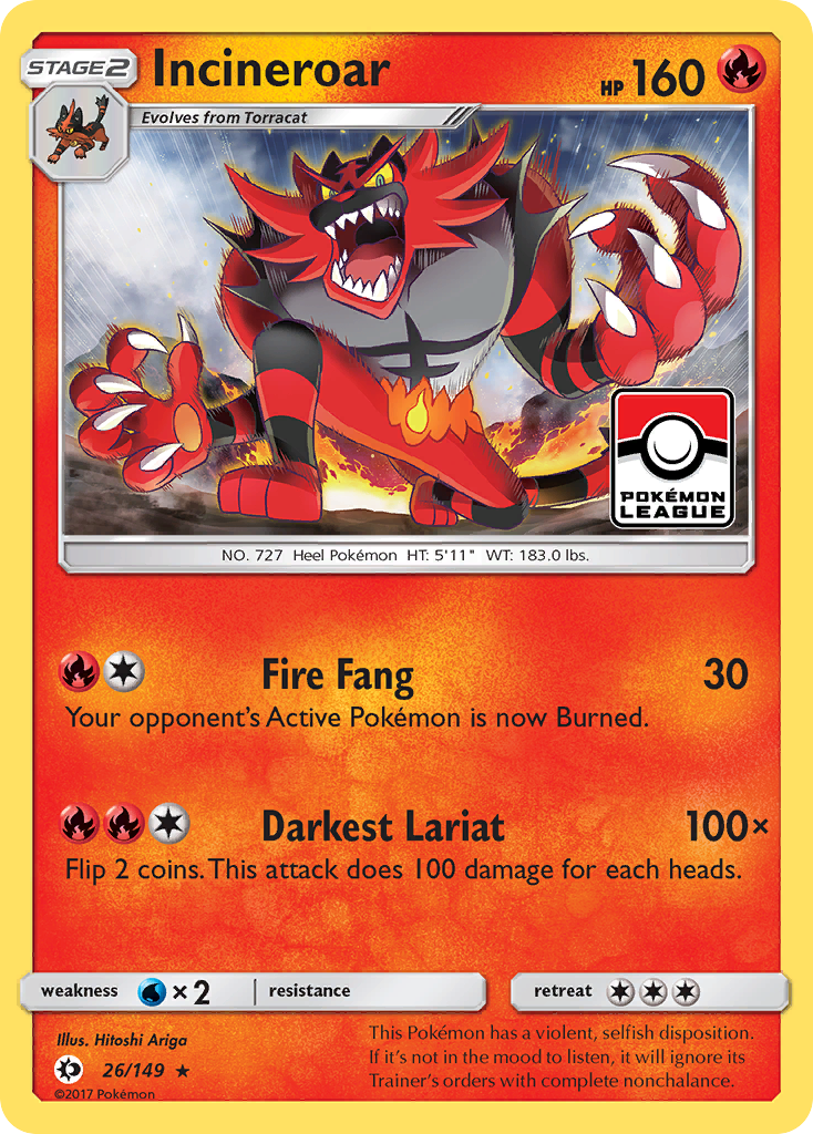 Incineroar – Sun & Moon