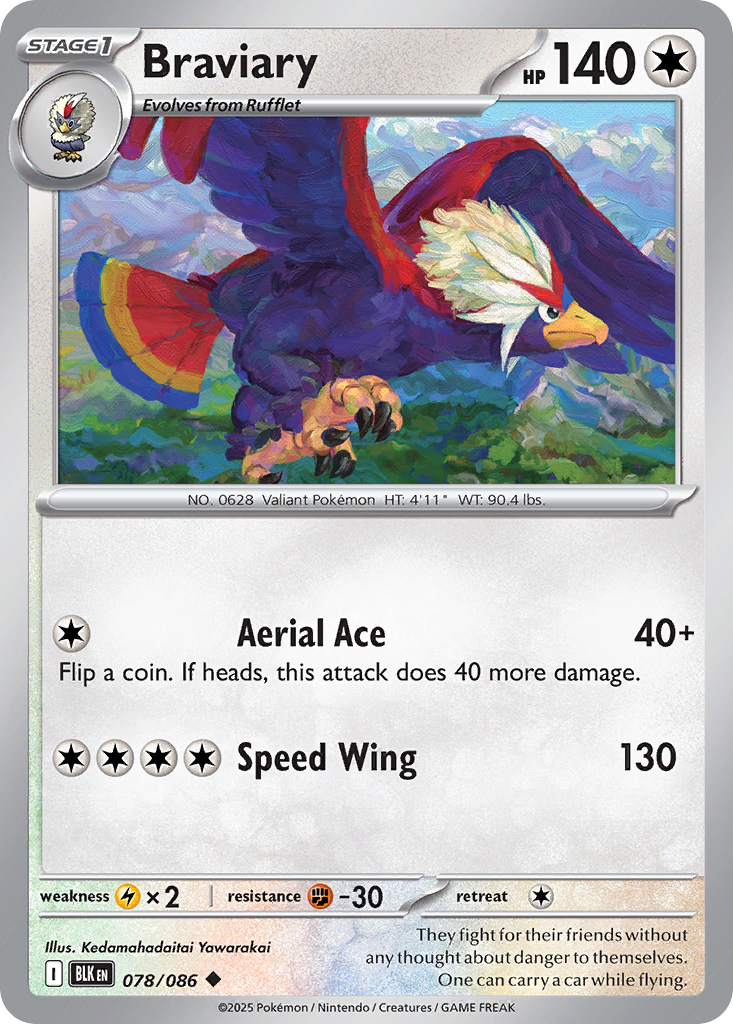Braviary – Black Bolt