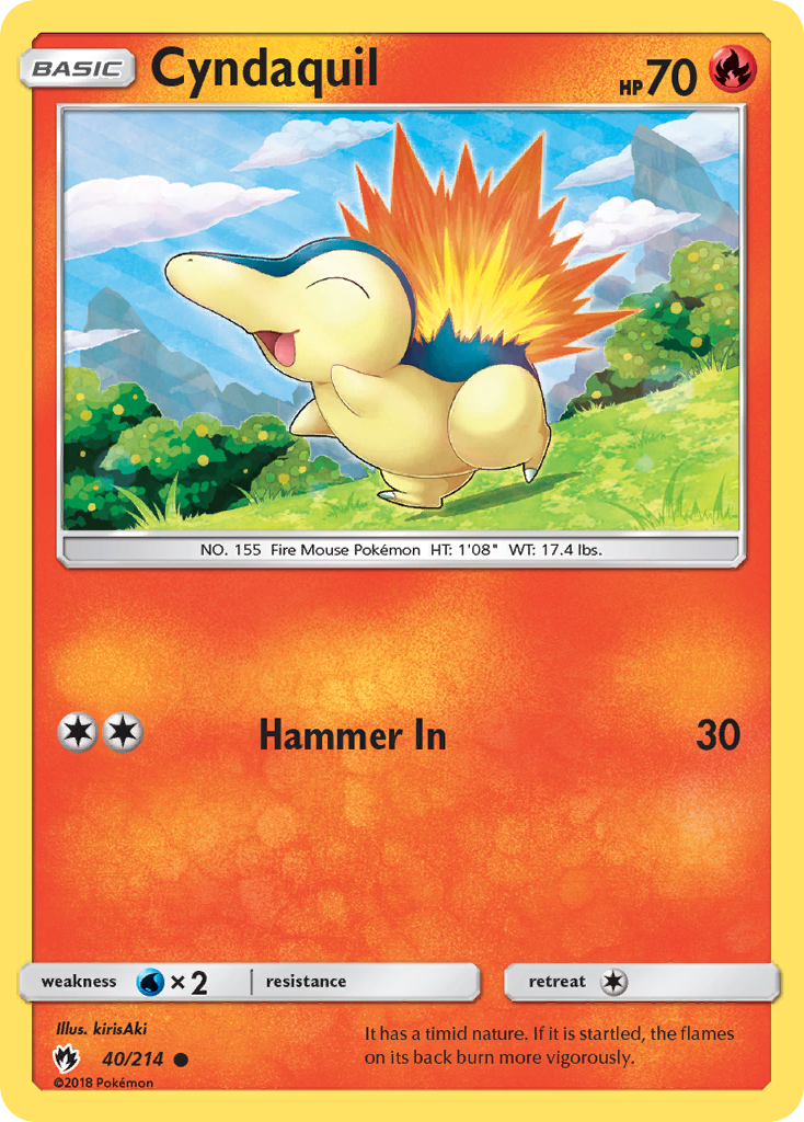 Cyndaquil – Lost Thunder