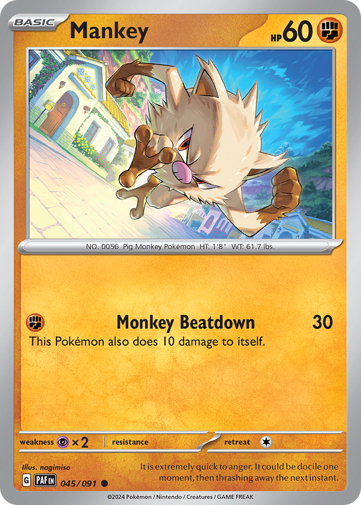Mankey – Paldean Fates