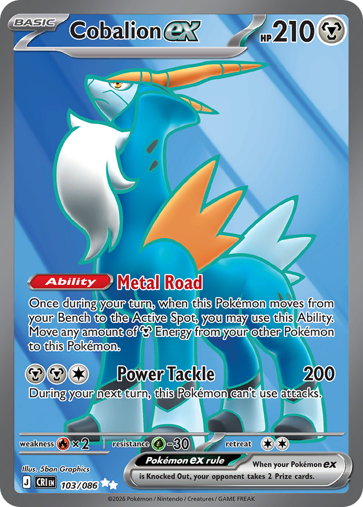 Cobalion ex – Chaos Rising