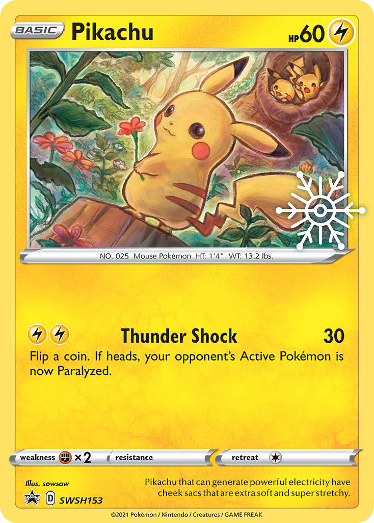 Pikachu – SWSH Black Star Promos