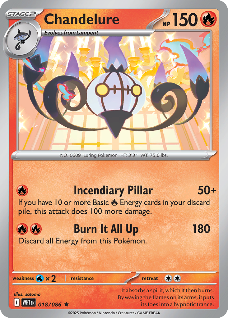 Chandelure – White Flare