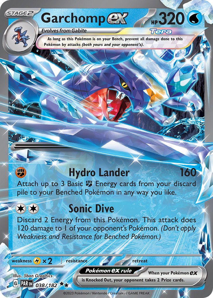 Garchomp ex – Paradox Rift