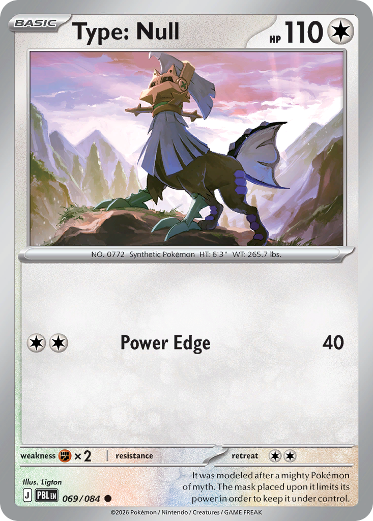 Type: Null – Pitch Black