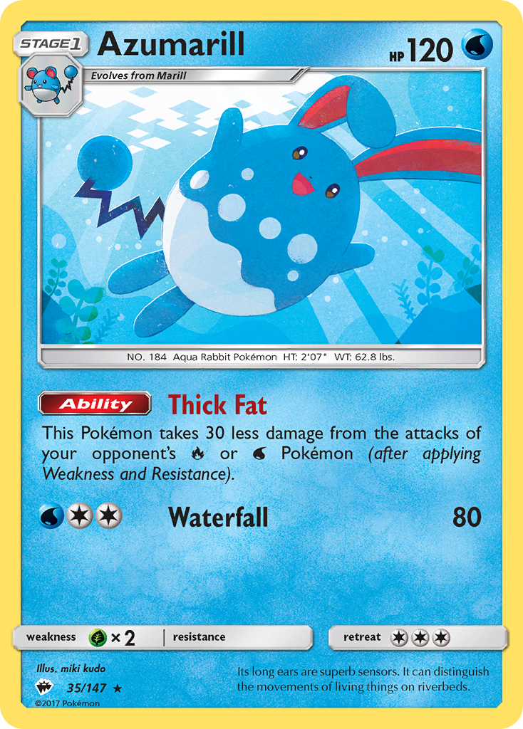 Azumarill – Burning Shadows