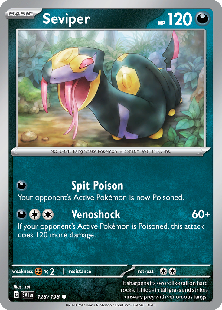 Seviper – Scarlet & Violet