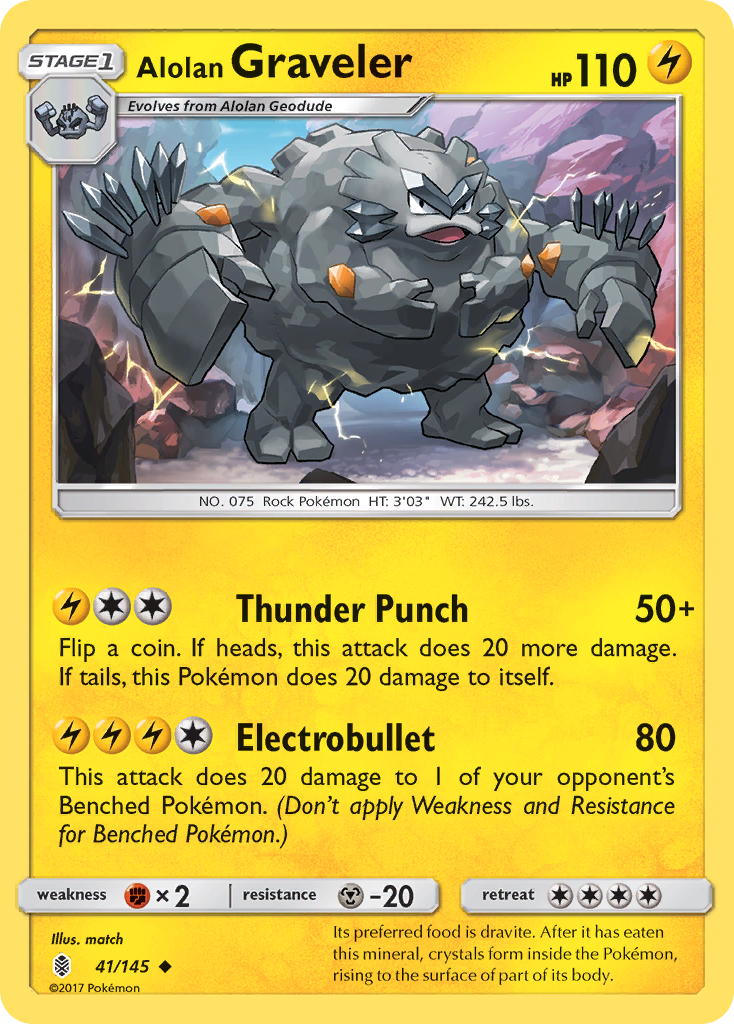 Alolan Graveler – Guardians Rising