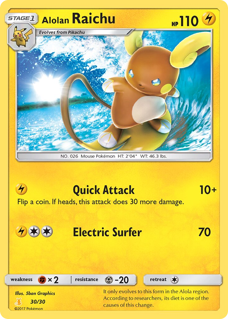 Alolan Raichu – SM Trainer Kit Alolan Raichu
