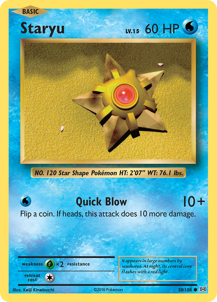 Staryu – Evolutions