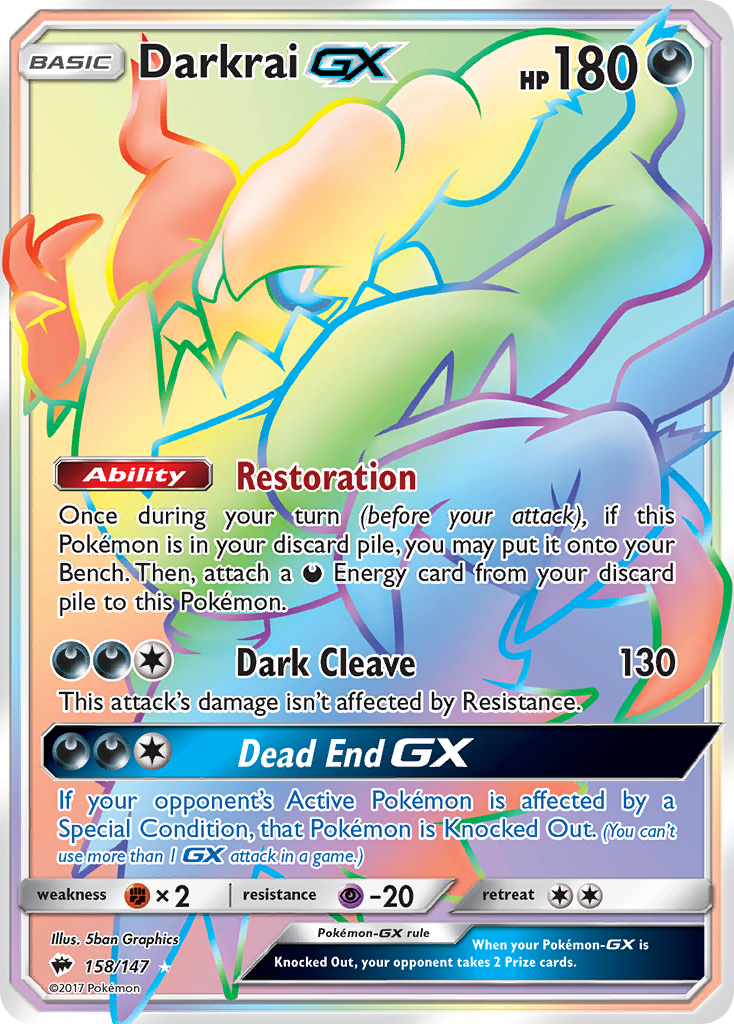 Darkrai-GX – Burning Shadows