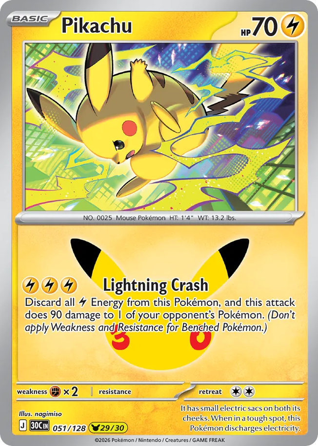 Pikachu – 30th Celebration