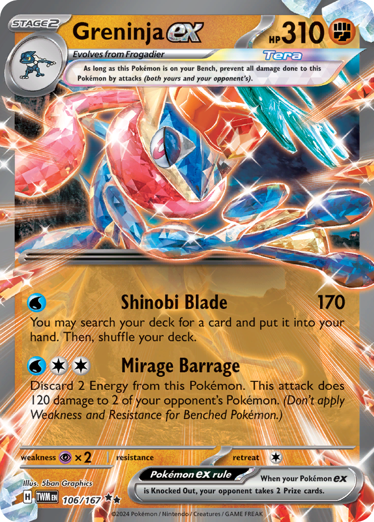 Greninja ex – Twilight Masquerade