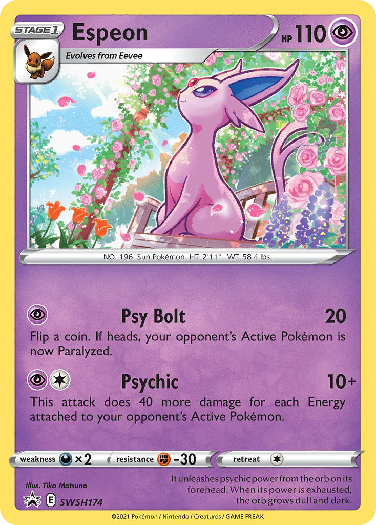 Espeon – SWSH Black Star Promos